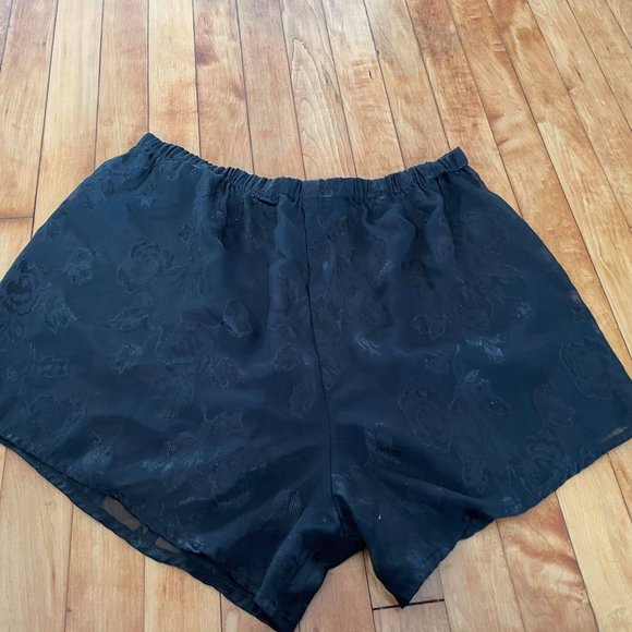 black see through shorts - Picture 2 of 2